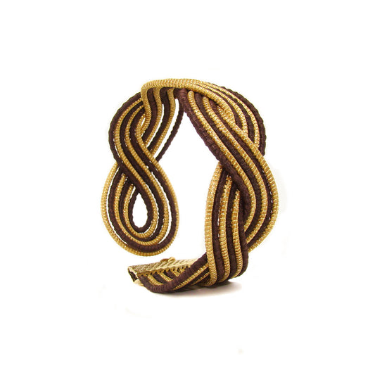 Manchette Caracol Chocolat