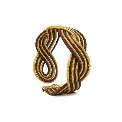 Manchette Caracol Chocolat